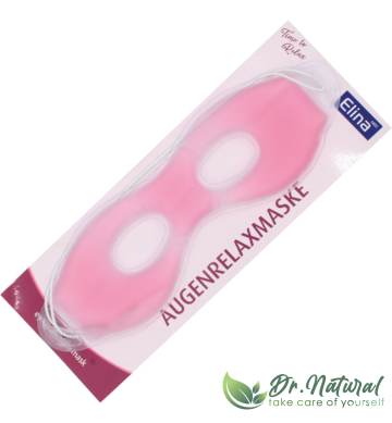Masca de ochi cu gel relaxanta, aplicare rece/cald 24 x 7 cm Elina Med