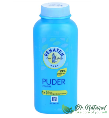 Pudră naturală pentru bebeluși Penaten cu aloe și vitamina E 100g