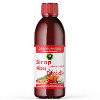 Sirop de maces si catina alba cu zahar 500ml