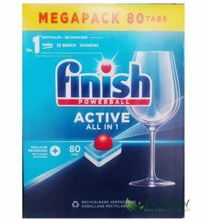 Detergent pentru masina de spalat vase Finish 80 tablete