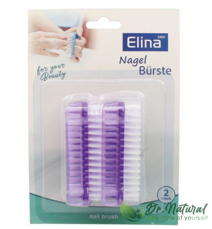 Set 2 perii pentru maini si unghii 8.5*3*3cm Elina Med