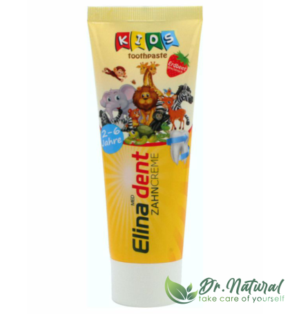  Pasta de dinti pentru copii 2-6 ani Elina Kids 75ml