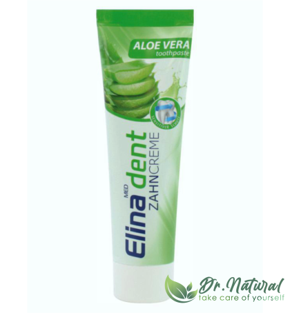 Pasta de dinti cu Aloe Vera pentru dinti sensibili 100ml Elina Med