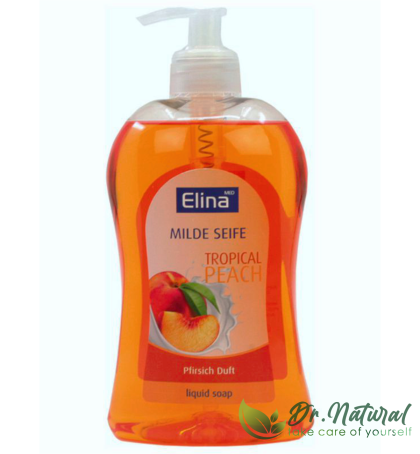 Sapun lichid cu aroma de piersica Elina Med 500ml