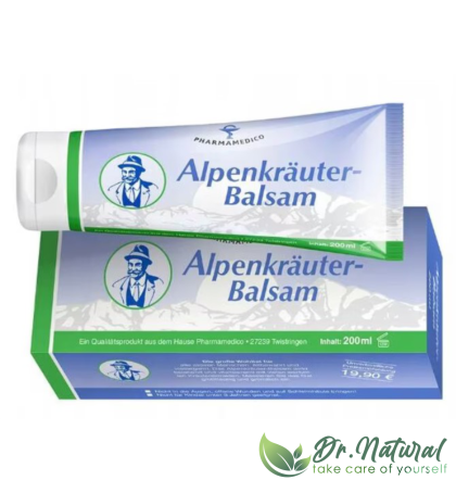 Crema pentru dureri Alpenkrauter din plante alpine, Pharmamedico 200 ml