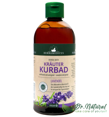 Herbamedicus spumant de baie cu extract de lavanda 500ml