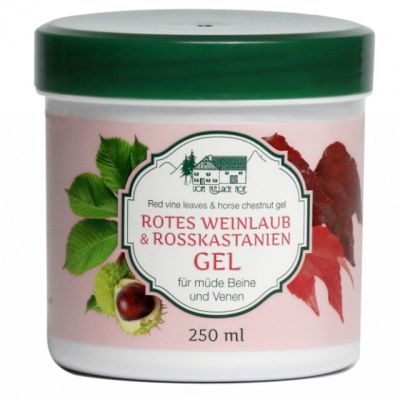 Gel cu frunza de vita de vie rosie si cu castane salbatice 250 ml