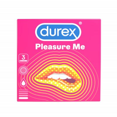 Prezervative pleasure me, 3 bucati, Durex