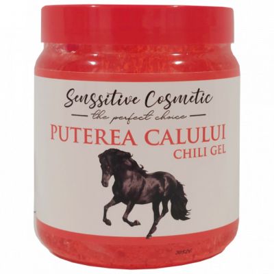 Gel puterea calului cu ardei iute 500ml