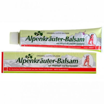 Balsam pentru varice Alpenkrauter cu vita de vie si castan salbatic 200ml