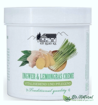 Crema cu ghimbir si lemongrass 250 ml