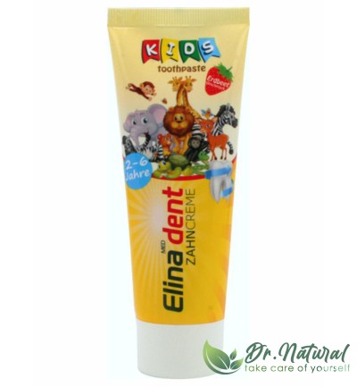  Pasta de dinti pentru copii 2-6 ani Elina Kids 75ml