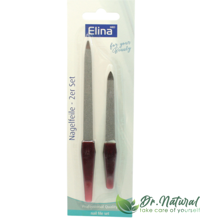 Set 2 pile pentru unghii safir 17 &13cm Elina Med