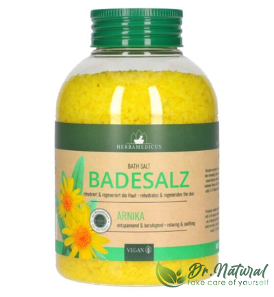 Herbamedicus Sare de baie cu extract de arnica 575g