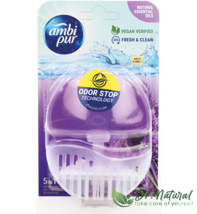 Odorizant toaleta Ambi Pur Lavander & Rosemary 55ml
