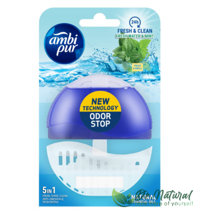 Odorizant toaleta Ambi Pur Fresh & Mint 55ml