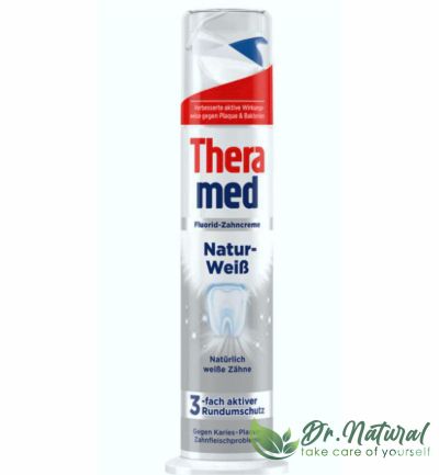 Pasta de dinti cu dozator pentru albirea dintilor Theramed 100ml