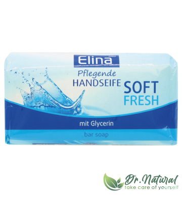 Sapun solid cu glicerina soft fresh 100g Elina Med