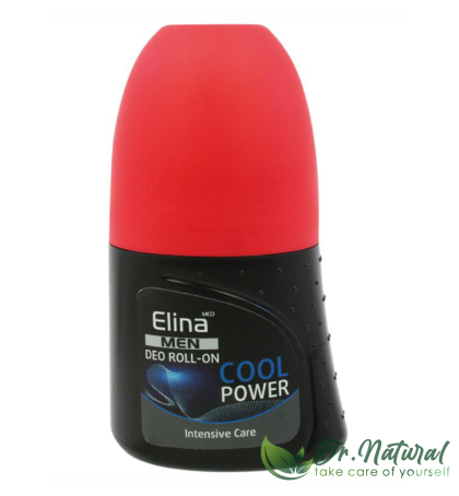 Deodorant roll-on Cool Power Elina Med capac rosu 50ml