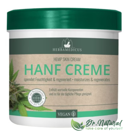 Herbamedicus Crema cu ulei din seminte de canepa 250ml
